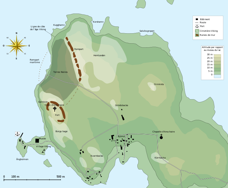 Lokalizacja stanowiska archeologicznego Birka, Szwecja rys. M. Delcey, na licencji CC BY-SA 4.0