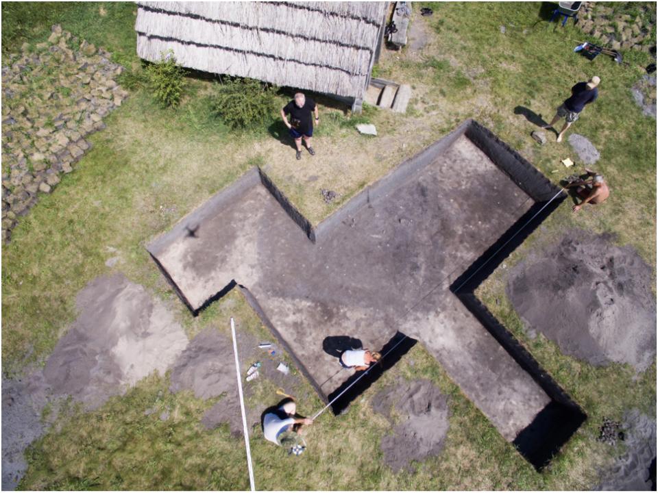Żmijowiska, stanowisko 10. Obiekt o funkcji osadniczej – badania w 2020 roku, osada północna © Ł. Miechowicz