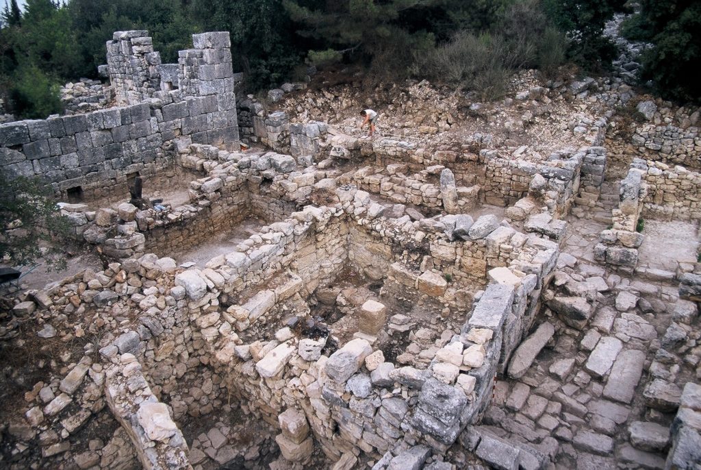 Pozostałości rzymskiej i późnoantycznej zabudowy mieszkalnej w Chhim © K. Kotlewski (PCMA UW), na licencji CC-BY-SA 4.0