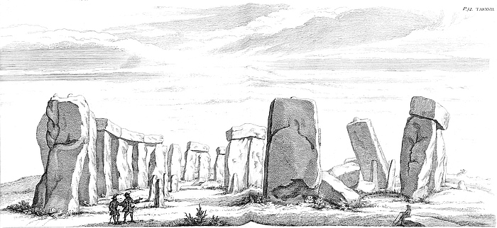 Widok wewnętrzny Stonehenge, sierpień 1772Źródło: Projekt Gutenberg