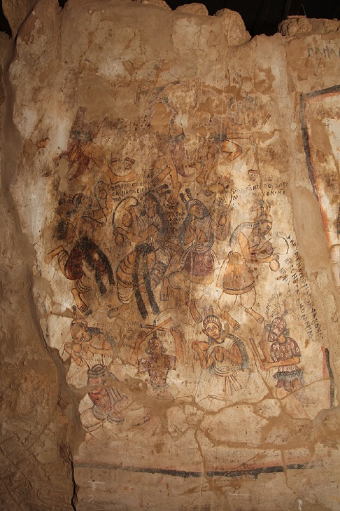 Scena tańca z klasztoru św. Antoniego Wielkiego w Starej Dongoli.© D. Zielińska, PCMA 